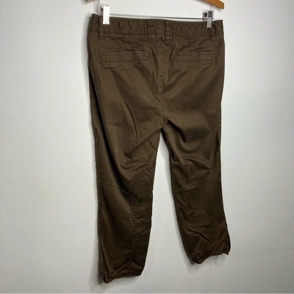 J. Crew City fit brown cropped‎ pants size 8